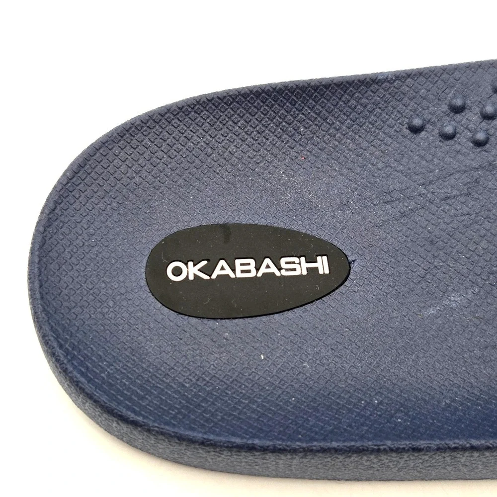 Okabashi NAVY BLUE Men's Slide Coast Sandals Size‎ 11